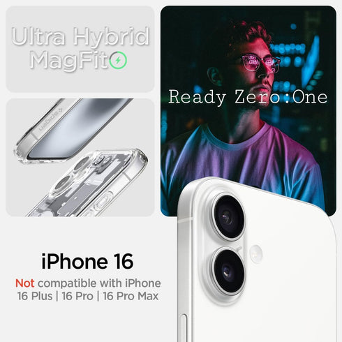Spigen iPhone 16 Case Ultra Hybrid MAGFIT ZERO ONE