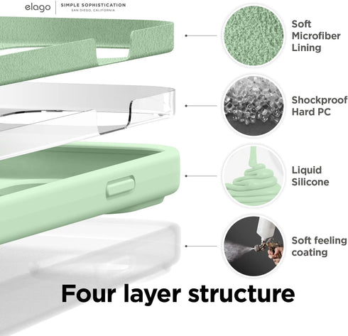 elago iPhone 14 Case Liquid Silicone