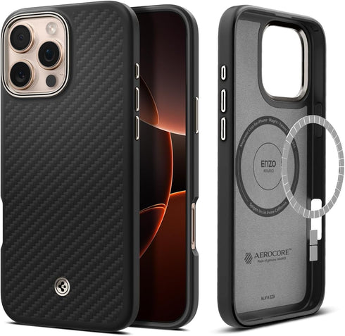 Spigen iPhone 16 Pro MAX Case Enzo Aramid Fiber MAGFIT