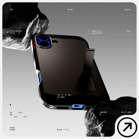 Spigen iPhone 16 PLUS Case Tough Armor MAGFIT (AI)