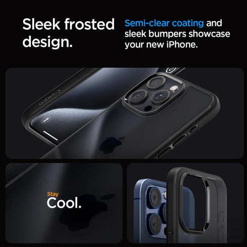 Spigen iPhone 15 PRO Case Ultra Hybrid FROST