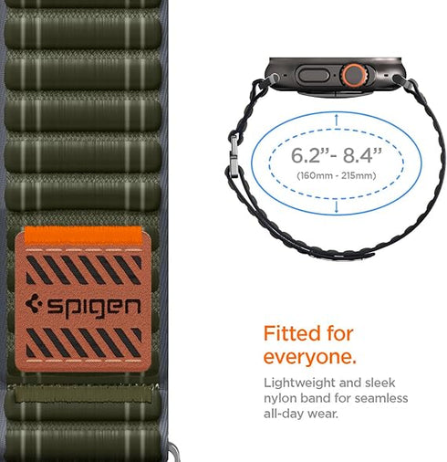 Spigen Apple Watch Band Series (49/46/45/44/42mm) WBF0 Fabric Strap