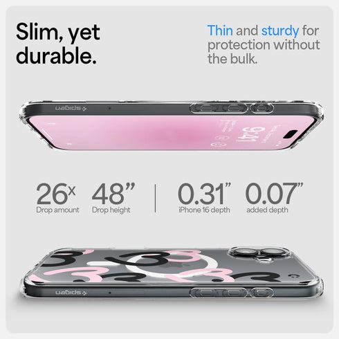 Spigen iPhone 16 Case Ultra Hybrid MAGFIT HEARTS