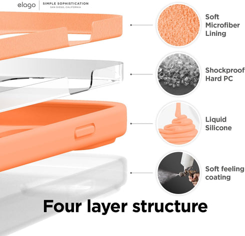 elago iPhone 14 Case Liquid Silicone