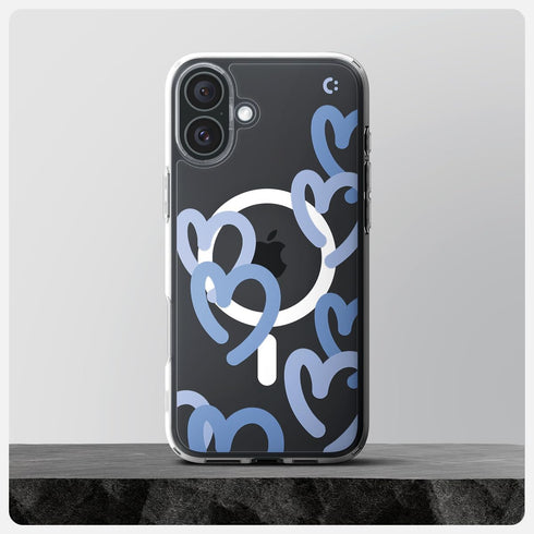 Spigen iPhone 16 Case Ultra Hybrid MAGFIT HEARTS