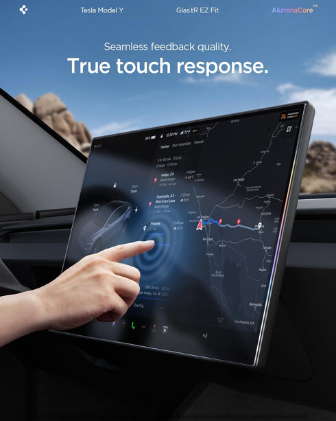 Spigen Tesla Model Y 16" (2026) Anti-Glare MatteTempered Glass Screen Protector GLAStR EZ FIT