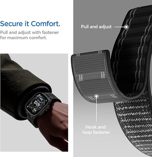 Spigen Apple Watch Band Series (49/46/45/44/42mm) WBF0 Fabric Strap