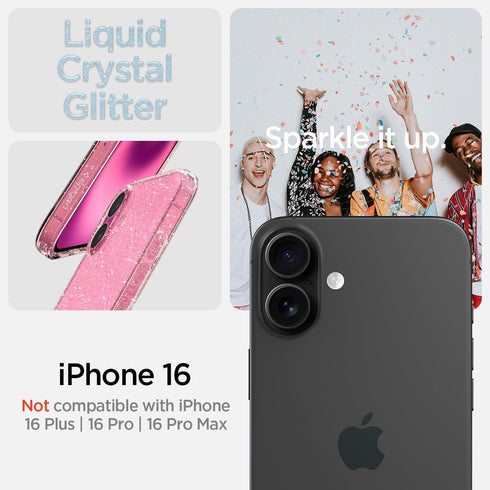 Spigen iPhone 16 Case Liquid Crystal GLITTER
