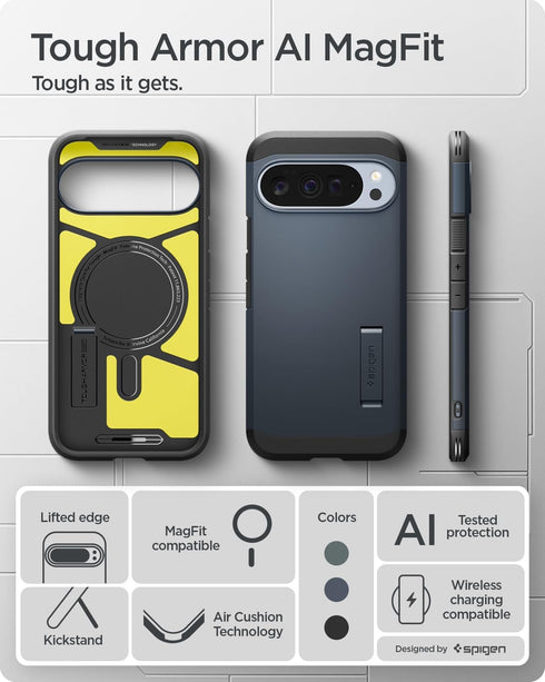 Spigen Google Pixel 10 Pro XL Case Tough Armor MAGFIT AI