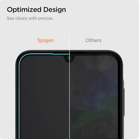 Spigen Samsung Galaxy A15/A15 5G & Galaxy A25 5G Tempered Glass Screen Protector GLAStR Slim