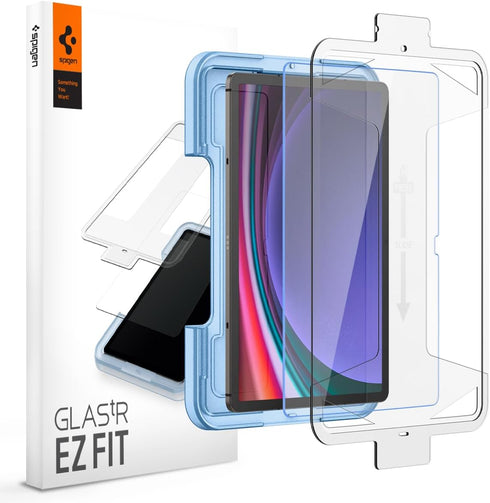 Spigen Samsung Galaxy Tab S9 Plus Tempered Glass Screen Protector GLAStR EZ Fit