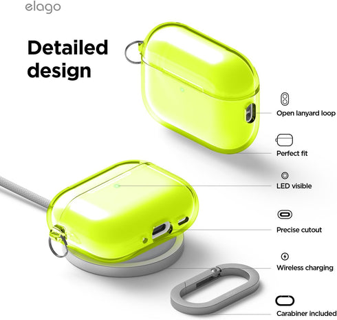 elago AirPods Pro 3 Case Clear Hang