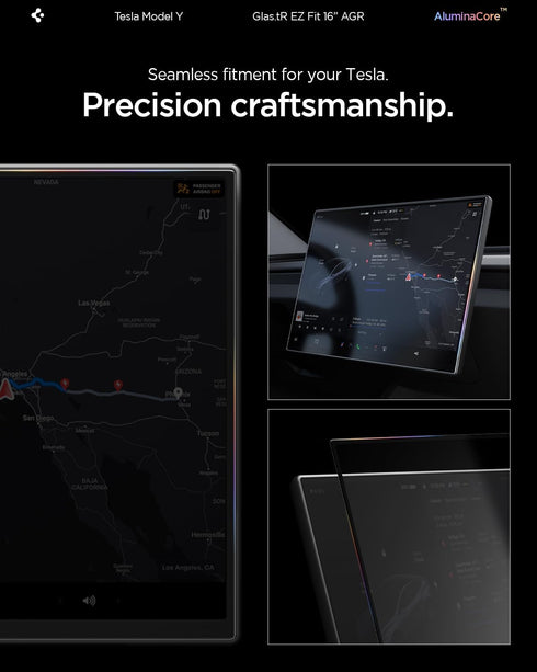 Spigen Tesla Model Y 16" (2026) Anti-Glare MatteTempered Glass Screen Protector GLAStR EZ FIT