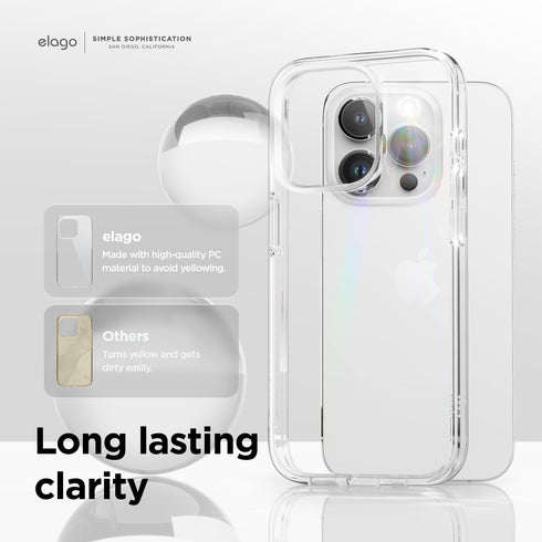 elago iPhone 15 PRO Case Hybrid Clear