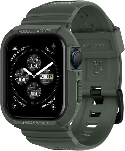 Spigen Apple Watch (41/40mm) Band with Case Rugged Armor PRO