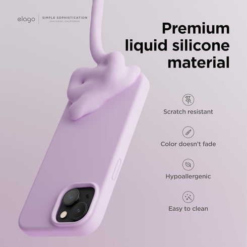 elago iPhone 15 Case Liquid Silicone