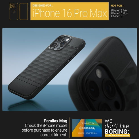 Caseology iPhone 16 Pro MAX Case Parallax MAG