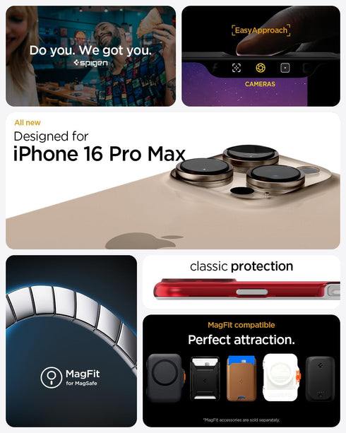 Spigen iPhone 16 Pro MAX Case Classic C1 (MagFit)