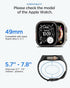 Spigen Apple Watch Ultra (49mm) Band with Case and Tempered Glass Screen Protector Liquid Air PRO