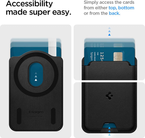 Spigen Samsung Galaxy S25 series Magnetic Wallet Card Holder Valentinus (MagFit)