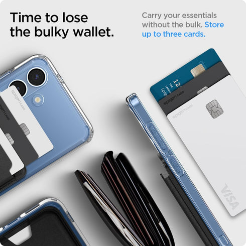 Spigen Samsung Galaxy S25 series Magnetic Wallet Card Holder Valentinus (MagFit)