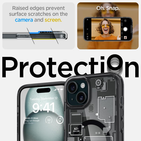 Spigen iPhone 15 PLUS Case Ultra Hybrid MagFit Zero One