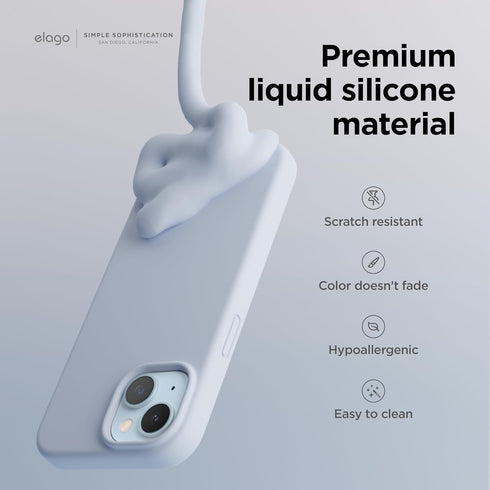 elago iPhone 15 Case Liquid Silicone