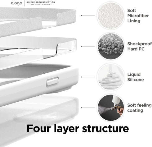 elago iPhone 14 Case Liquid Silicone