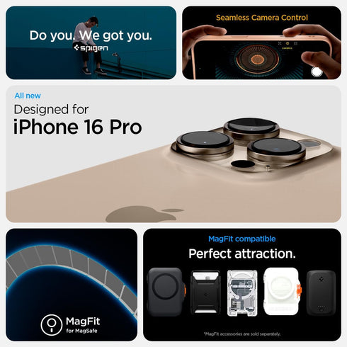 Spigen iPhone 16 PRO Case Ultra Hybrid T MAGFIT FROST