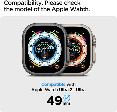 Spigen Apple Watch ULTRA 2 / 1 (49mm) Tempered Glass Screen Protector GLAStR Slim PRO
