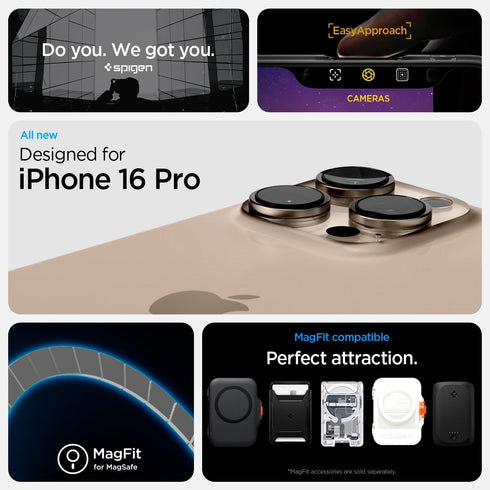 Spigen iPhone 16 PRO Case Ultra Hybrid MAGFIT ZERO ONE