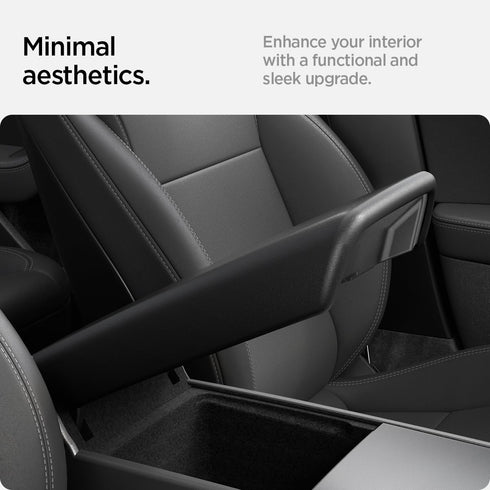 Spigen Tesla Model 3 (2025/2024) Highland / Model Y Juniper (2025 Refresh) Center Console Non-Slip Armrest Cushion Cover