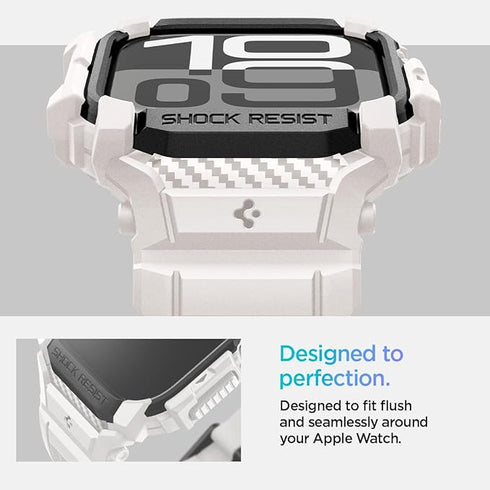 Spigen Apple Watch 10 (42mm) Band with Case Rugged Armor PRO