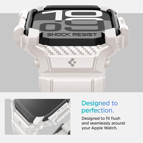 Spigen Apple Watch 10 (46mm) Band with Case Rugged Armor PRO