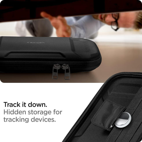 Spigen Nintendo Switch 2 / 1 / OLED Case Card Cartridge Rugged Armor PRO (with AirTag Storage)