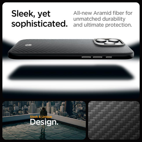 Spigen iPhone 16 PRO Case Enzo Aramid Fiber MAGFIT