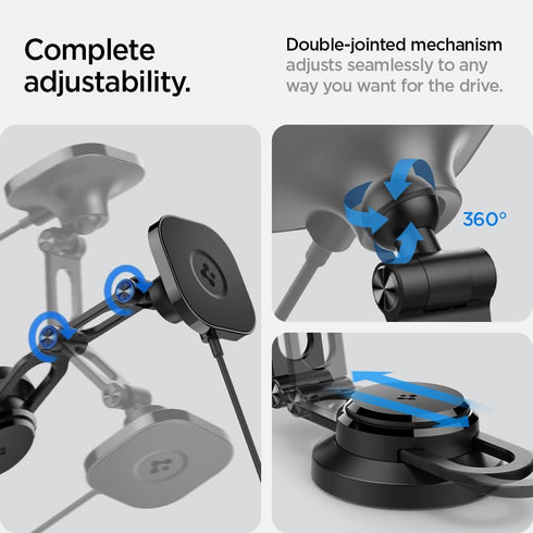 Spigen Tesla Model 3/Y/S/X OneTap Pro 3 Wireless Charging Screen Mount (MagSafe)