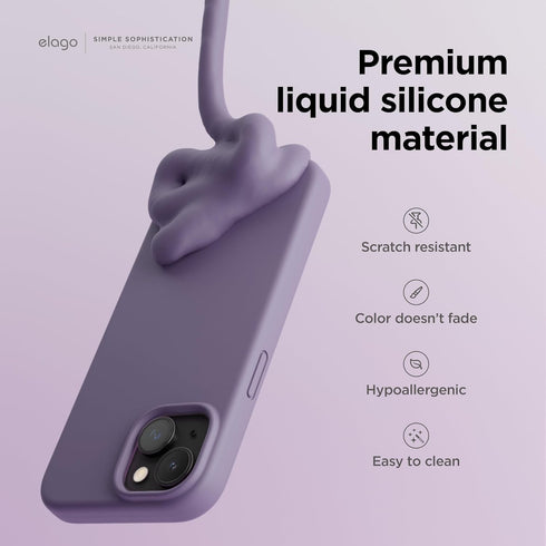 elago iPhone 15 Case Liquid Silicone