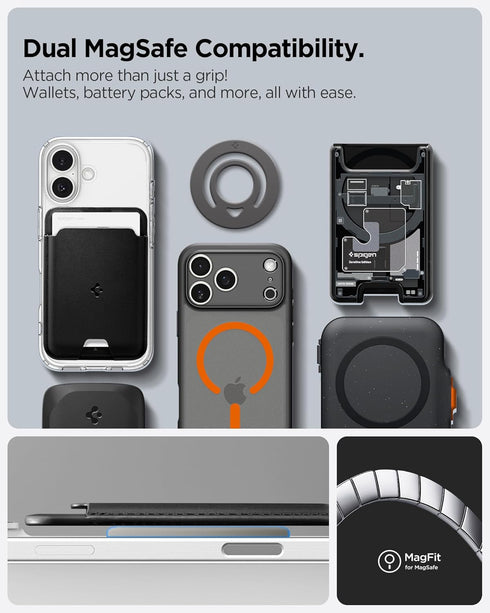 Spigen Dual Pop MagFit Silicone Phone Holder