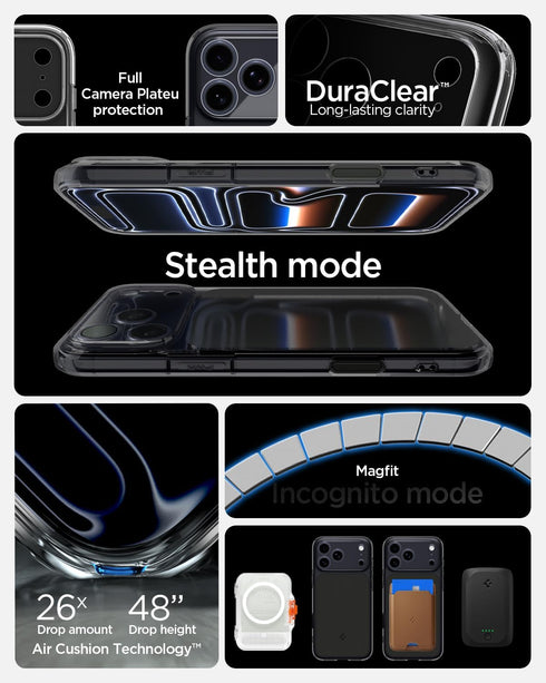 Spigen iPhone 17 Pro MAX Case Ultra Hybrid T MagFit