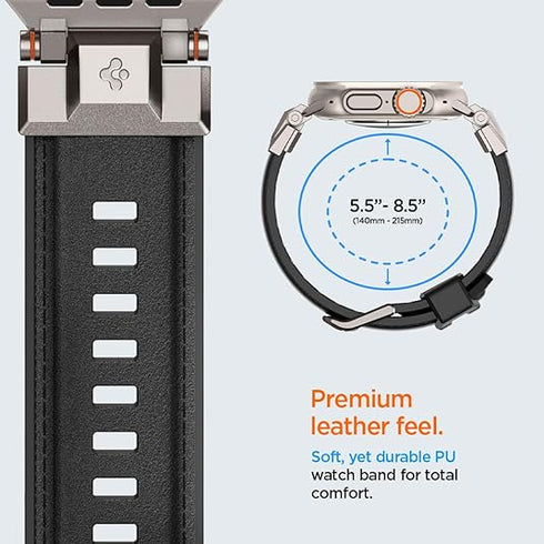 Spigen Apple Watch (49/45/44/42mm) Band DuraPro Armor PU Leather