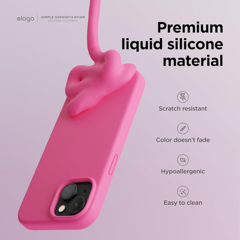 elago iPhone 15 Case Liquid Silicone