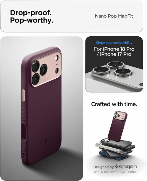 Spigen iPhone 18 PRO Case Nano Pop MAGFIT