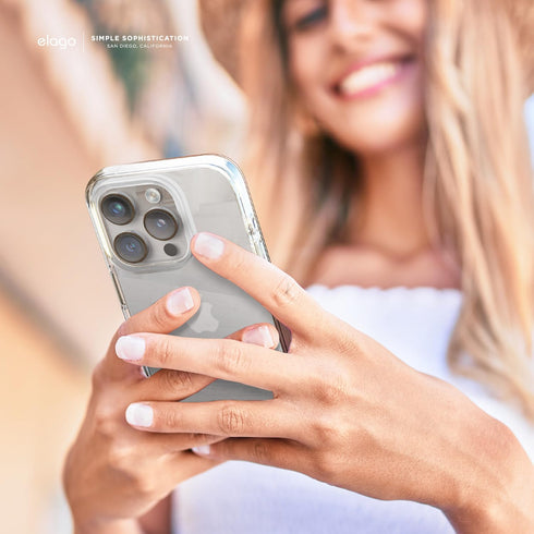elago iPhone 15 PRO Case Hybrid Clear