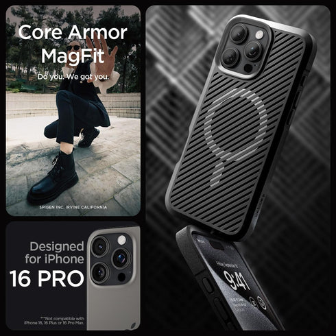 Spigen iPhone 16 PRO Case Core Armor MAGFIT