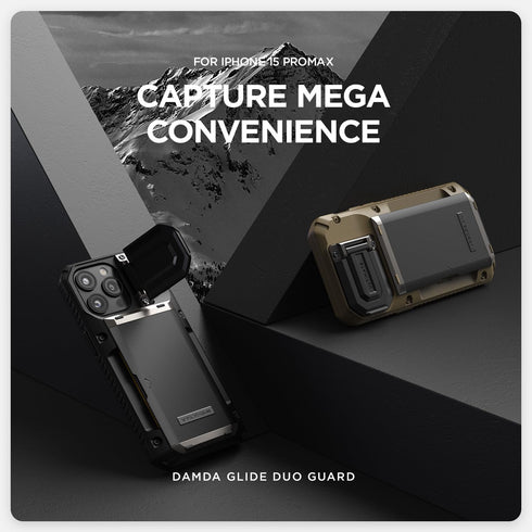 VRS Design iPhone 15 Pro MAX Case Damda Glide Duo Guard