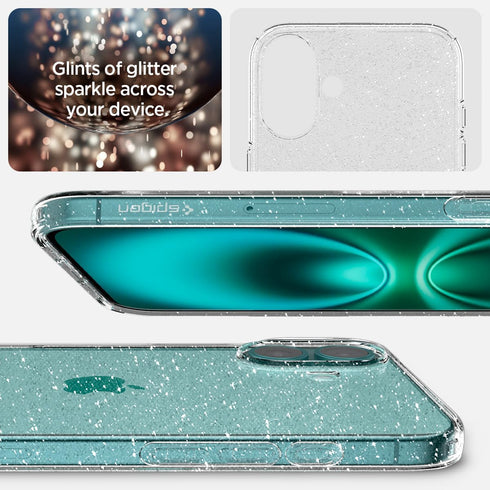 Spigen iPhone 16 Case Liquid Crystal GLITTER