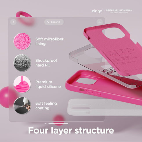 elago iPhone 15 Case Liquid Silicone