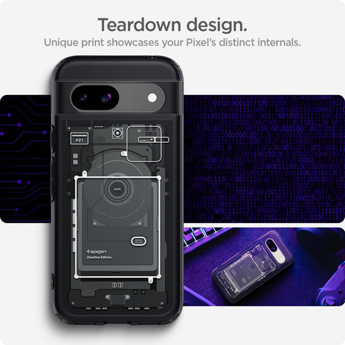 Spigen Google Pixel 8a Case Ultra Hybrid Zero One