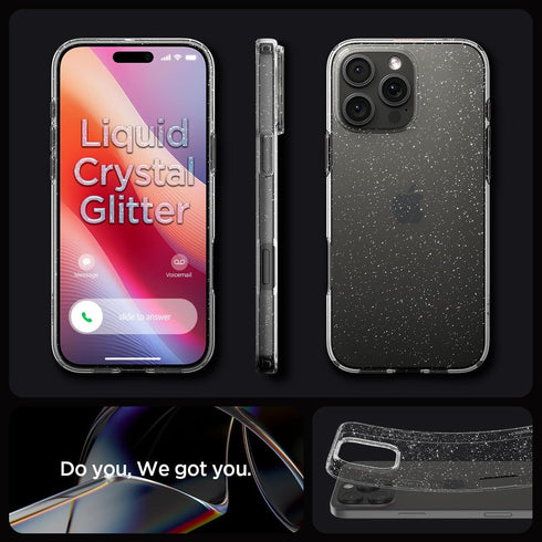Spigen iPhone 16 Pro MAX Case Liquid Crystal GLITTER